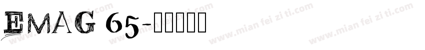 EMAG 65字体转换